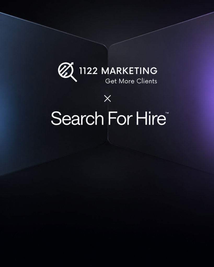 1122 Marketing x Search for Hire Partnership
